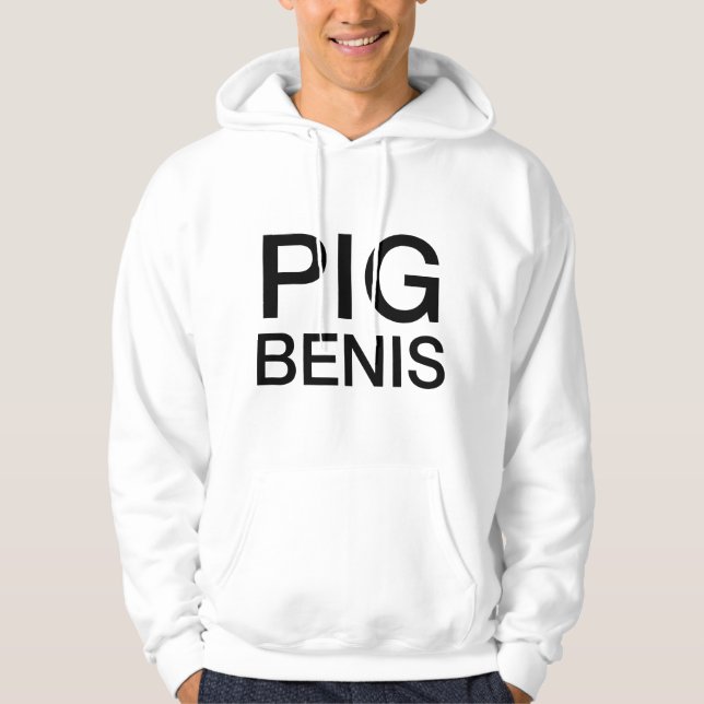 Moletom Homens PIG BENIS (Frente)