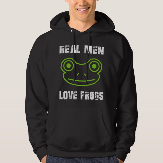Moletom Homens Reais Adoram Sapos (Frente)