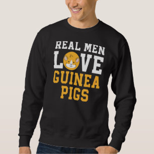 Moletom Homens Reais Adoram Suínos Rodent Pet Cavy Animal