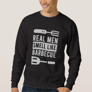 Moletom Homens Reais Cheiram A Barbecue, Ideal Para Rotiss