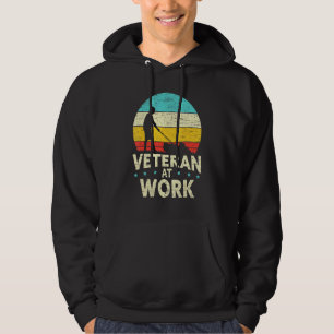 Moletom Homens Veterano No Trabalho Cortador de Grama