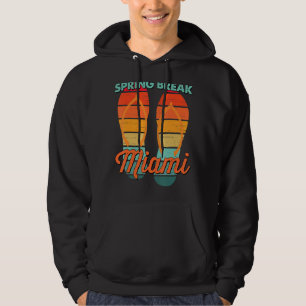 Moletom Homens Vintage Spring Break Retro Miami VacSacudir