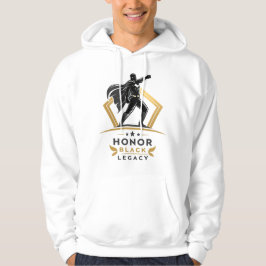 Moletom Honor Black Legacy Minimal Hoodie – Gold & Black S