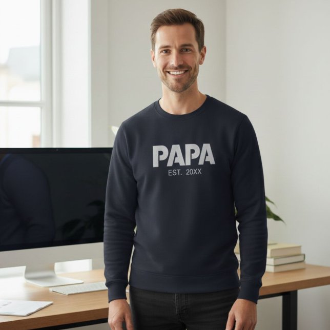 Moletom Hooded sweatshirt for dad personalized with name (Criador carregado)