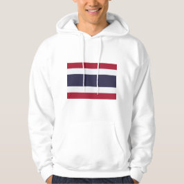 Moletom Hooded Sweatshirt with Flag of Thailand