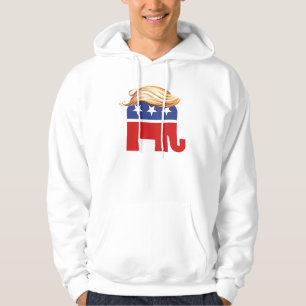 Moletom Hoodie 2012 do elefante do trunfo