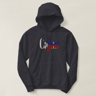 Moletom Hoodie acádico de Louisiana da bandeira de Cajun