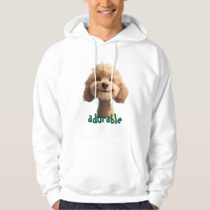 Moletom Hoodie Adorable Dog Illustration - Perfeito para P