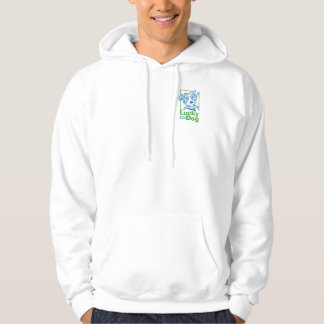 Moletom Hoodie afortunado do cão dos homens