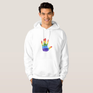 MOLETOM HOODIE AGRADÁVEL DO WHIT: LGTB+ DE SUPORTE