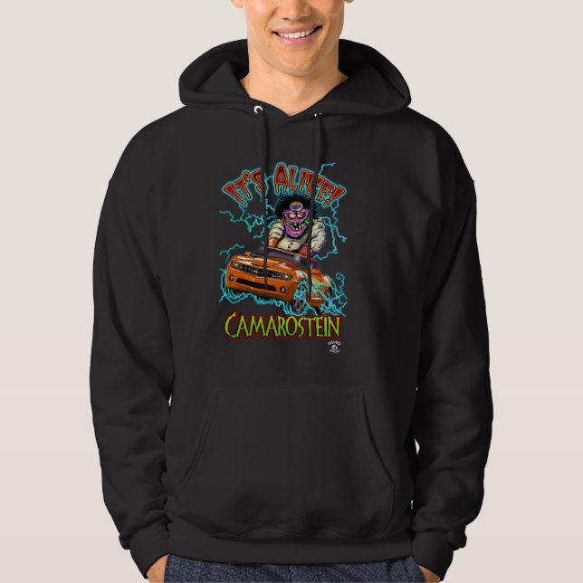 Moletom Hoodie alaranjado de Chevy Camaro SS (Frente)