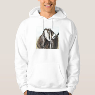 Moletom Hoodie animal da camisola da cabra de Nubian