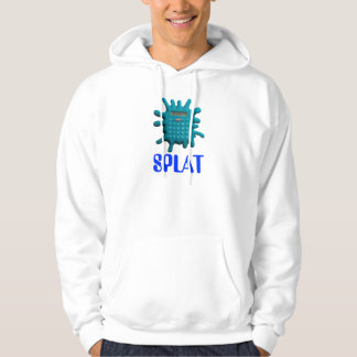 Moletom Hoodie azul da calculadora de Splat
