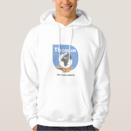 Moletom Hoodie azul do tório do logotipo