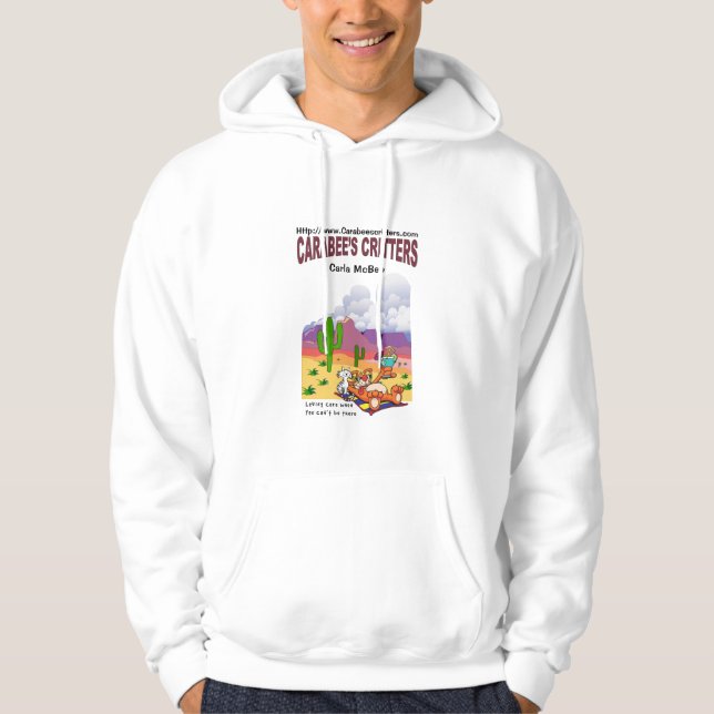 Moletom Hoodie branco (Frente)
