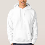 Moletom Hoodie Branco Simples para Homens<br><div class="desc">O capuz branco e limpo é uma declaração de moda de excelente a qualquer momento. Adicione seu texto ou imagem pessoal se quiser.</div>