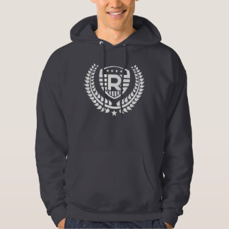 Moletom Hoodie clássico - homens - cinza escuro