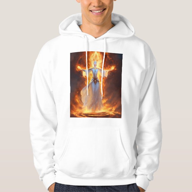 Moletom Hoodie com bombeiros impressão (Frente)
