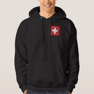 Moletom Hoodie com logotipo de bolso frontal