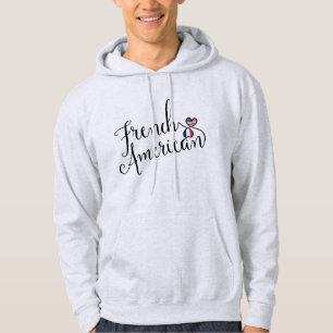 Moletom Hoodie Coração Entusimesada Francesa Americana