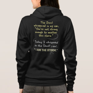 Moletom Hoodie cristão da mulher sussurrado na orelha do