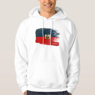 Moletom Hoodie da bandeira de Haiti