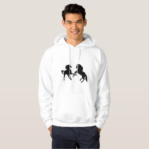 Moletom Hoodie da família dos cavalos Casais