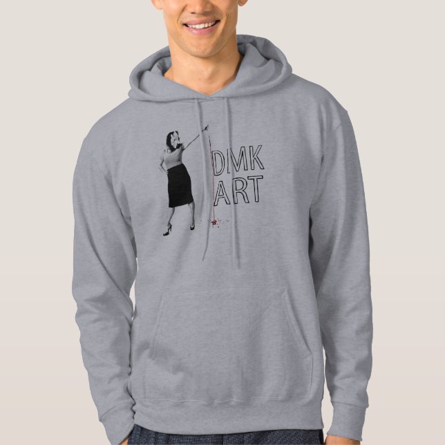 MOLETOM HOODIE DA ZEBRA DA ARTE DE DMK (Frente)