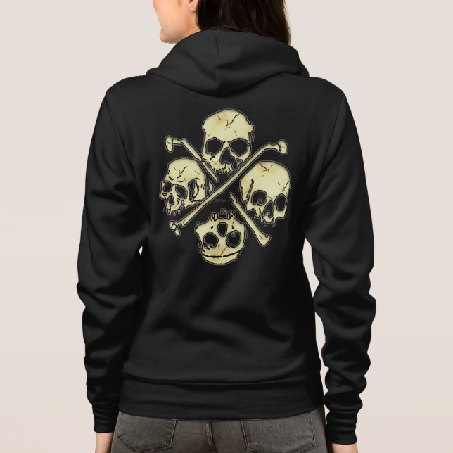 Moletom Hoodie de 4 crânios (Verso)