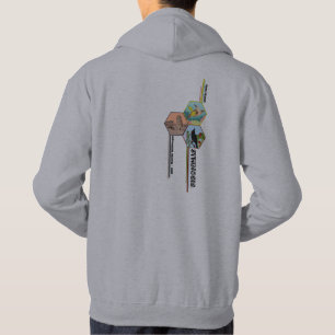 Moletom Hoodie de ajustado masculino com logotipo de Reuni