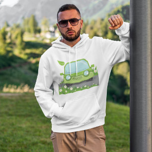 Moletom Hoodie De Carro Verde Bonito
