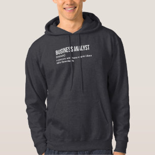 Moletom Hoodie De Definição De Analista De Negócios Engraç