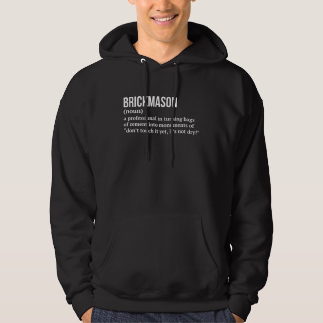 Moletom Hoodie De Definição Do Construtor - Dom De Mason E (Frente)