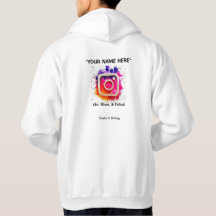 Hoodie de propaganda do Instagram