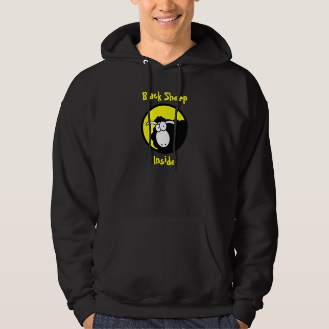 Moletom Hoodie Dentro de Ovelha Negra (Frente)