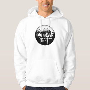 Moletom Hoodie do branco do snowboard das caras de Big