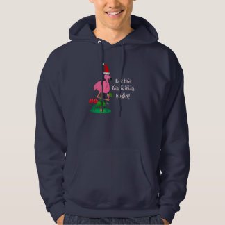 Moletom Hoodie do flamingo do Natal