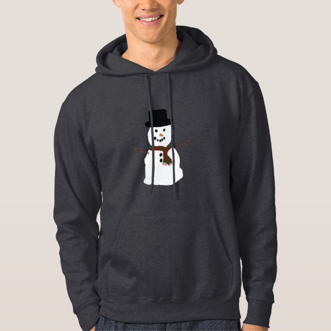 Moletom Hoodie do homem da neve (Frente)