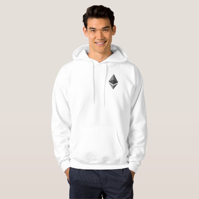 Moletom Hoodie do logotipo | de Ethereum ETH (Frente Completa)