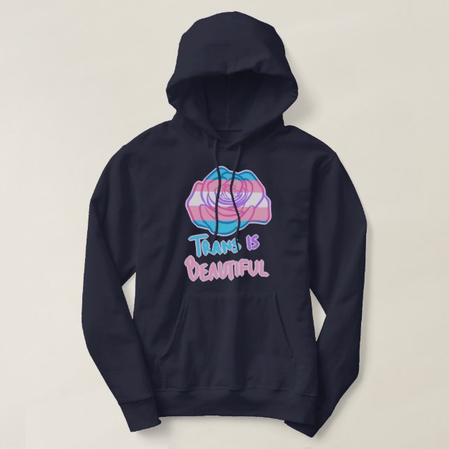 Moletom Hoodie do orgulho do transporte (Frente do Design)