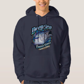 Moletom Hoodie do pescador do Atum do Mar Profundo