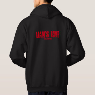Moletom Hoodie do preto do amor de Liam