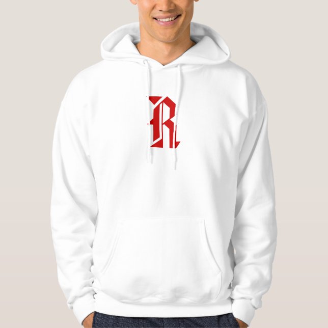 Moletom Hoodie do RINOCERONTE, grande logotipo (Frente)