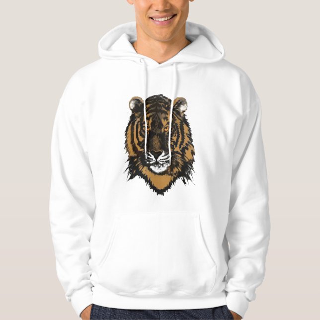 Moletom Hoodie do tigre de Bengal (Frente)