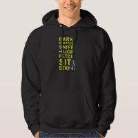 Hoodie do treinamento do cão da obediência