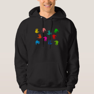 Moletom Hoodie dos homens de Handprints