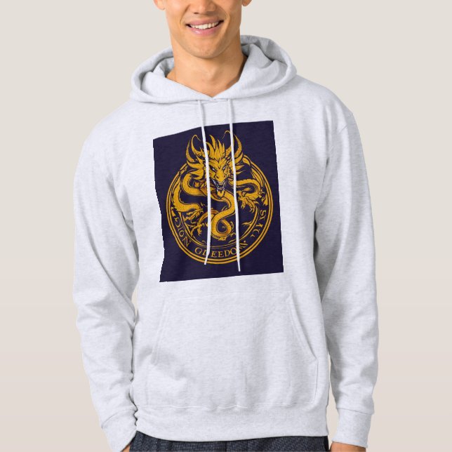 Moletom Hoodie e Sweatshirt de uso masculino (Frente)