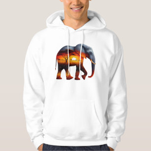 Moletom Hoodie, Elefante Africano