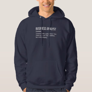 Moletom Hoodie Funny Definition do Analista Corporativo