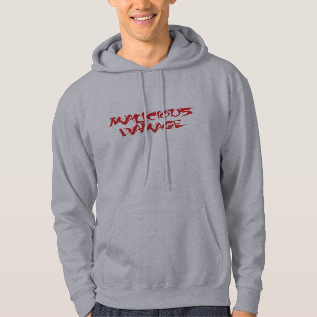 MOLETOM HOODIE MALICIOSO DE DANO (Frente)